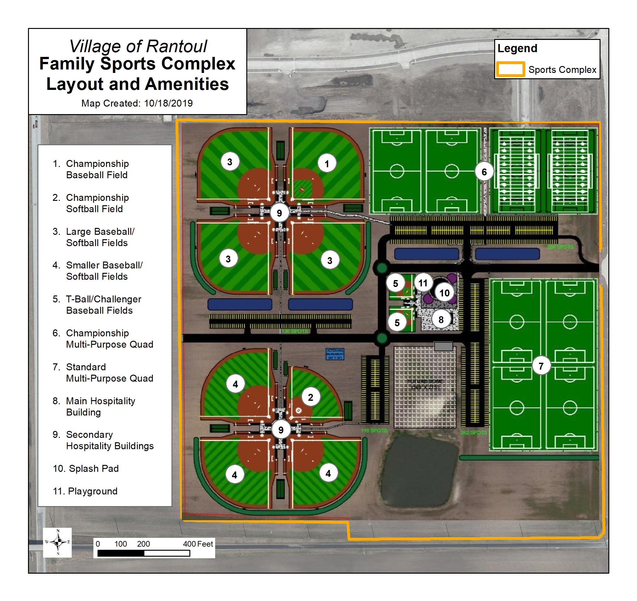 Complex Map Rantoul Family Sports Complex